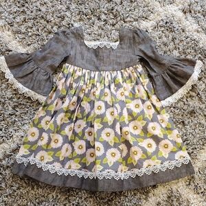 Owl's & Bat's Floral Dress
